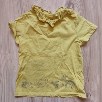 Żółta koszulka dla dziecka rozmiar 98