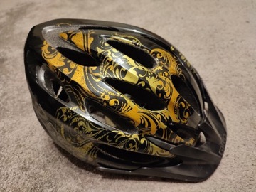 Kask rowerowy GIRO MTB rozm. 50-57 złoty damski