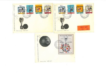 10 FDC   zestaw kopert FDC Polska  po 1945 r. 