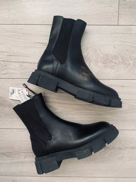 Zara buty sztyblety r. 42 (27,3 cm) nowe