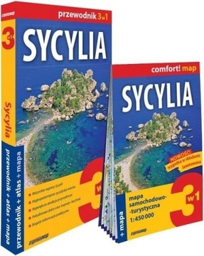 Sycylia - 3 w 1 przewodnik + atlas + mapa