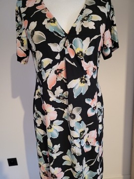 Sukienka w magnolie  Kim&co  Roz.38/40