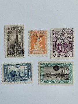 18. Zestaw znaczków Persja