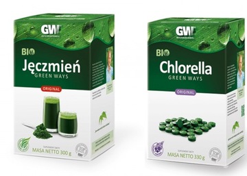 JĘCZMIEŃ BIO + CHLORELLA BIO Green Ways + miarka