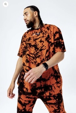 Hype Orange tie dye batik batikowa koszulka M