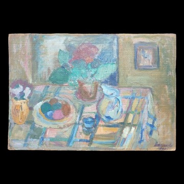 Obraz olejny,, Na stole " Katarzyna Kauzalowa 
