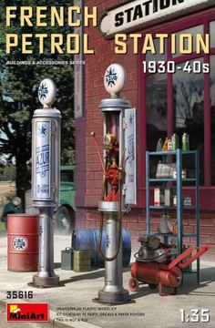 MiniArt 35616 French Petrol Station 1930-40s 1/35