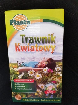 Trawnik kwiatowy 0.5kg mieszanka traw i kwiatów