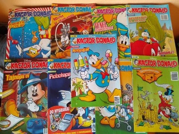 9 Gazetek Kaczor Donald komiksy dla dzieci 