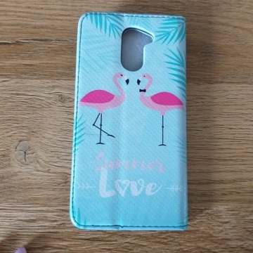 Etui Huawei y7 flamingi miętowe