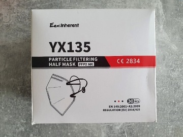 Maski FFP2 30 sztuk z zapinkami