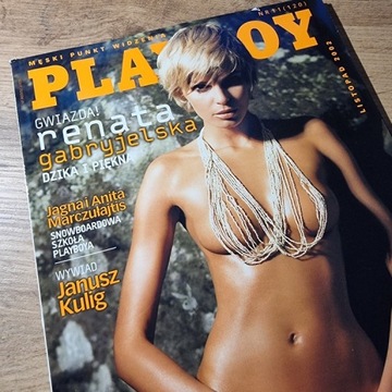 Playboy 11 (120) listopad 2002 Renata Gabryjelska