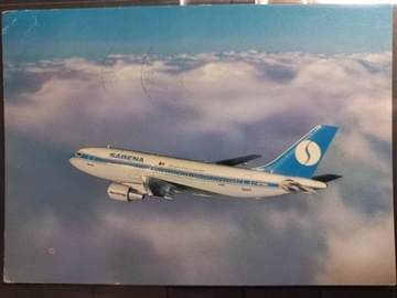Pocztówka Sabena Airbus A310 
