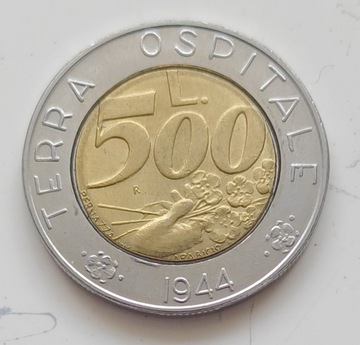 San Marino - 500 lirów - 1991r.