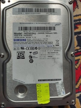 Samsung HD322HJ 320GB 7200rpm 16MB DYSK2