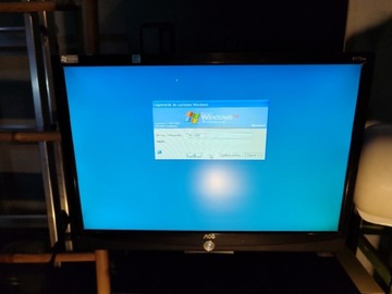Monitor LCD 19" AOC 917Sw + kabel VGA