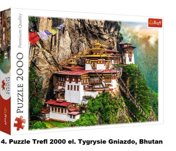 TREFL PUZZLE 2000 EL TYGRYSIE GNIAZDO, BHUTAN