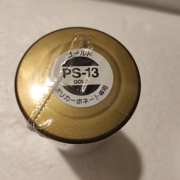 Spray farba Tamiya PS-13 Gold do lexanu karoserii