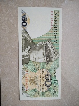 Banknot 50 zł oryginał 