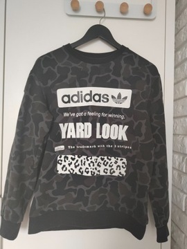 Bluza Adidas S  moro aplikacje 