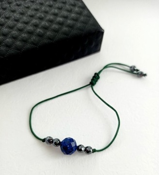 bransoletka dla strzelca lapis lazuli hematyt