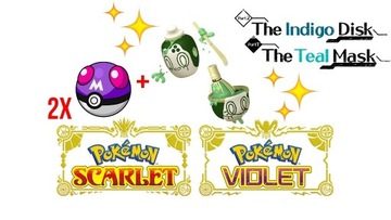 Pokemon ScarletViolet Shiny Poltchageist+Sinistcha
