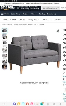 Piękna kompaktowa sofa