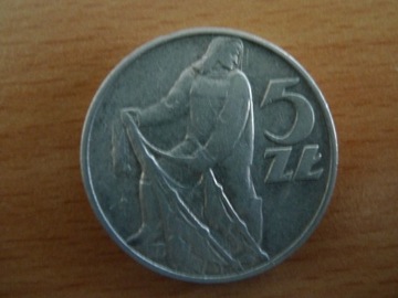 5 zł złotych Rybak 1973 r 