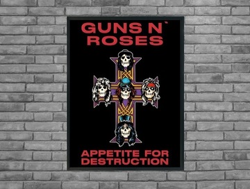 Plakat guns n roses appetite for destruction