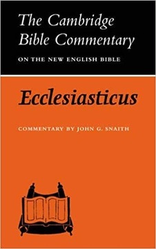 Cambridge Bible Commentaries: Ecclesiasticus