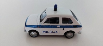 Fiat 126p Milicja Daffi PRL Konwersja