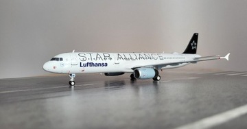 Airbus A321 Lufthansa Star Alliance Jfox 1/200