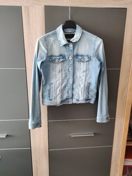 Katana jeans, jeansówka krótka, Cropp S