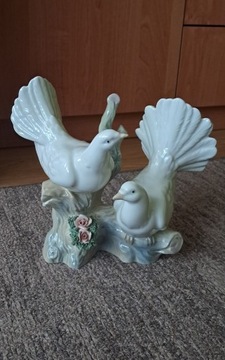 Figurka porcelana Gołębie Hiszpania Valencia