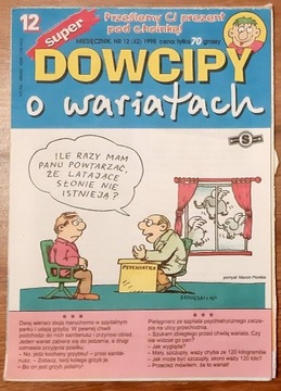 Super Dowcipy O wariatach 12/1998