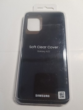 Oryginalne Etui Samsung Galaxy A22 SOFT CLEAR COVE
