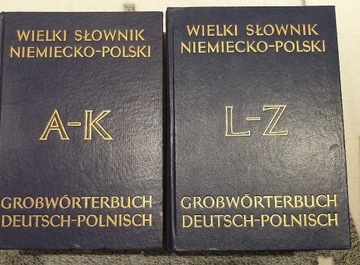 Wielki słownik niemiecko-polski, II tomy, 1982