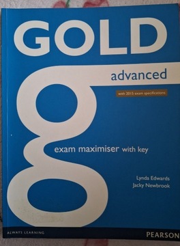 Gold exam maximiser advanced Pearson