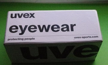 Okulary UVEX używane opakowanie pełny zestaw 