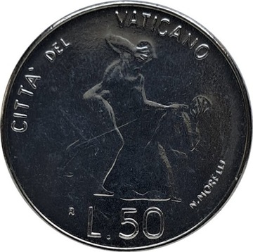 Watykan 50 lire 1983, KM#172