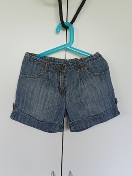 NEXT  krótkie spodnie dziewczęce r.128 jeansowe