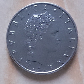 50 lirów 1988 r. Włochy - ładna