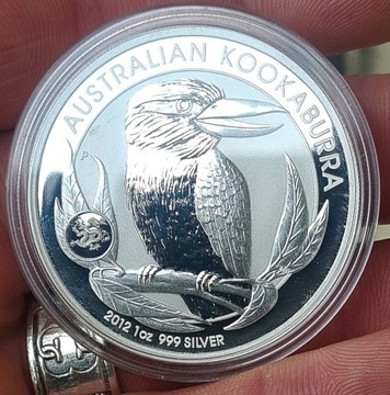 Srebrna moneta Kookaburra 2012 Dragon Privy 1oz