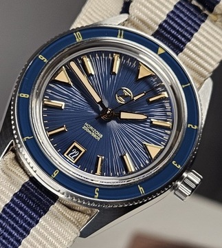 Zelos Horizons 39mm Cobalt Blue