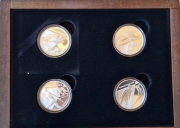 Oficjalne srebrne monety XXIII ZIO Pjongczang 2018