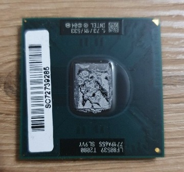 Intel Pentium T2080 CPU Socket M 2x 1.733 Ghz