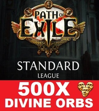 Path of Exile Standard 500 DIVINE ORB ORBS LEGIT