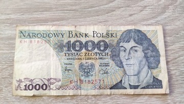 Banknot 1000 zł PRL