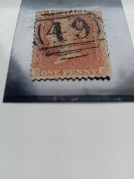1841 Penny Red (BC) 20 Fine plate 