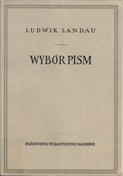 Wybór Pism  Ludwik Landu